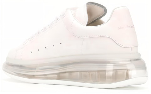 (W) Alexander McQueen Oversized Sneaker 'Clear Sole - Putih' 611698WHX989000 Lookbook (W) Alexander McQueen Oversized Sneaker 'Clear Sole - Putih' 611698WHX989000