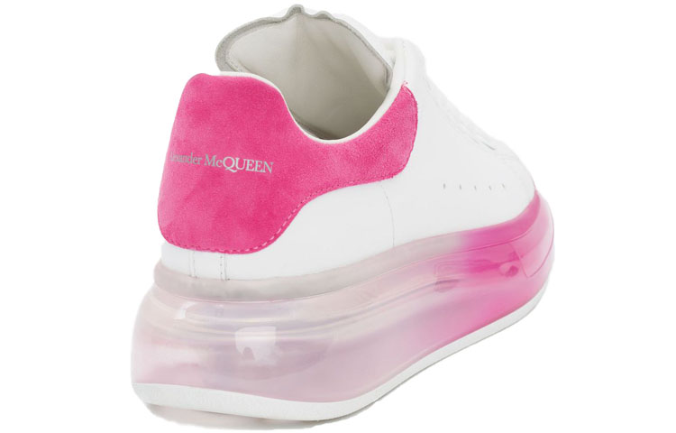 (W) Alexander McQueen Oversized Sneaker 'Clear Sole - White Pink' 圖 3