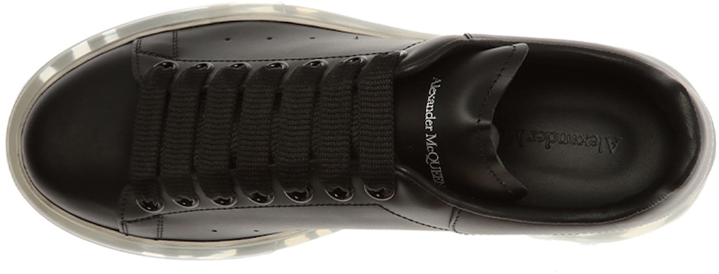 (W) Alexander McQueen 'Clear Sole - Hitam Putih' Sneaker Oversized 611698WHX981070 Shop (W) Alexander McQueen 'Clear Sole - Hitam Putih' Sneaker Oversized 611698WHX981070