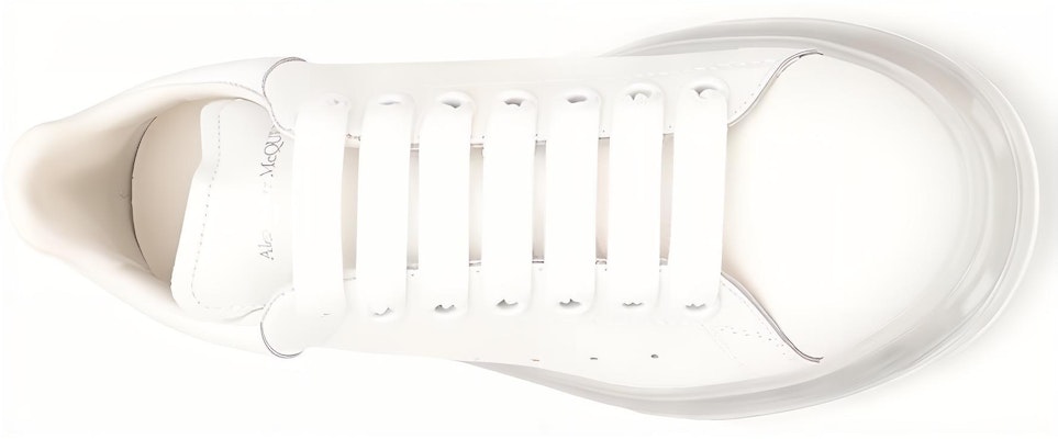 (Women) Alexander McQueen Oversized Sneaker 'Clear Sole - White' 611698WHX989000 Shop (Women) Alexander McQueen Oversized Sneaker 'Clear Sole - White' 611698WHX989000