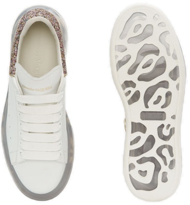 (W) Alexander McQueen Oversized Sneaker 'Clear Sole - Candy Glitter' 621718-WHYB1-9534 Shop (W) Alexander McQueen Oversized Sneaker 'Clear Sole - Candy Glitter' 621718-WHYB1-9534