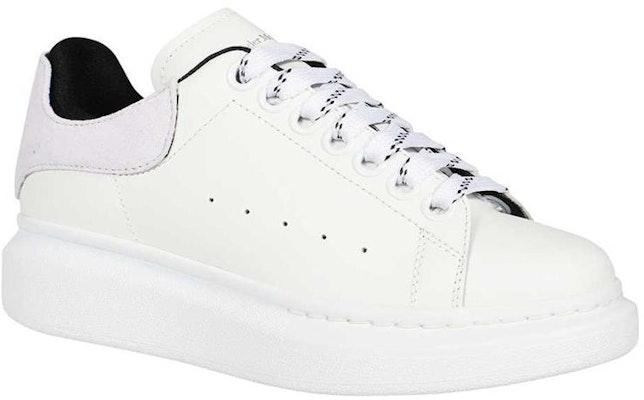 亞歷山大·麥昆 皮革 系帶 時尚板鞋 女款 白紫 Lookbook 亞歷山大·麥昆 皮革 系帶 時尚板鞋 女款 白紫