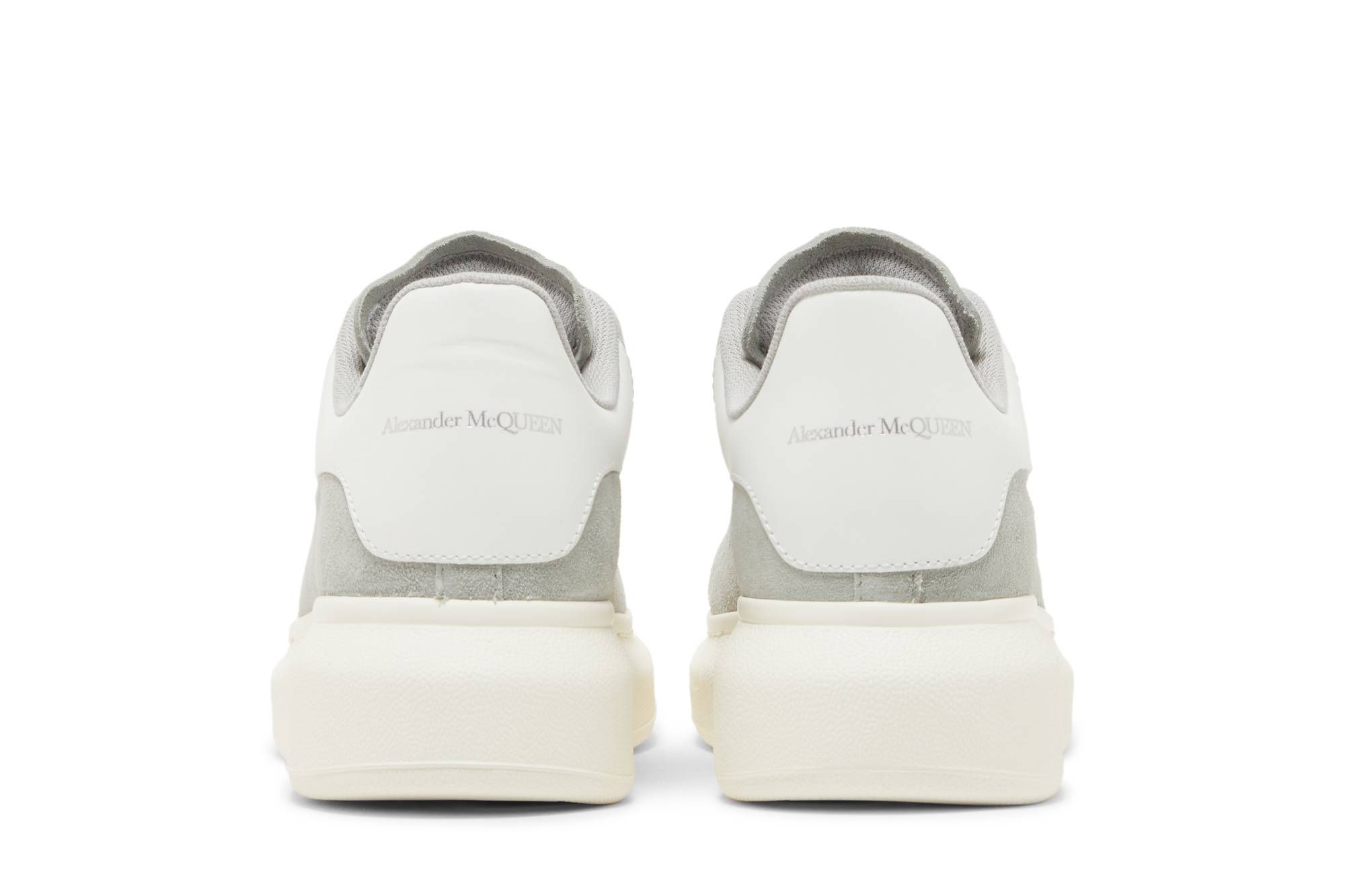 Details for (W) Alexander McQueen Oversized Sneaker 'Dove Grey' Kasut Lebar Kelabu Muda 650792-WIA51-1389