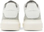 Details for (W) Alexander McQueen Oversized Sneaker 'Dove Grey' Kasut Lebar Kelabu Muda 650792-WIA51-1389