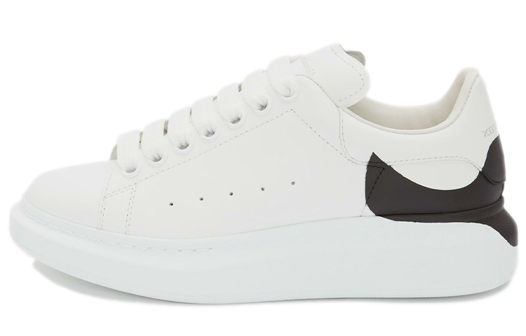 Buy (W) Alexander McQueen Zapatilla Oversized 'Drop Heel Counter Print - Blanco Negro' 650789-WHZ4U-9061