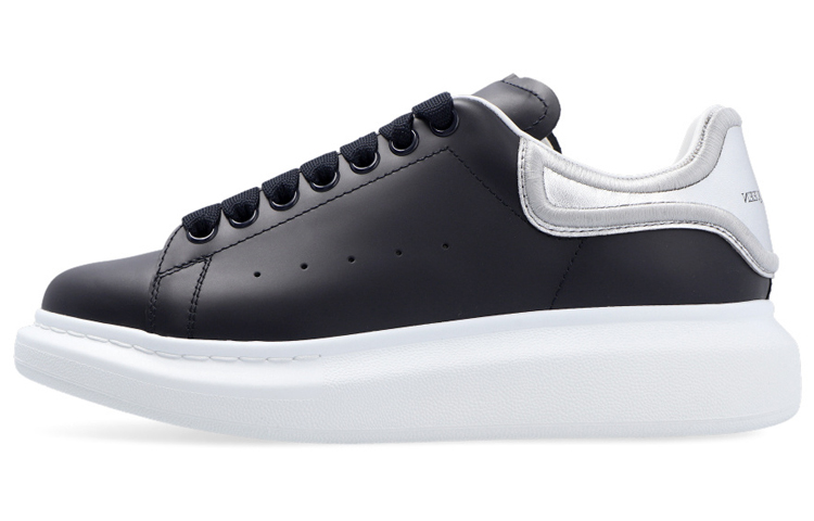 (Women) Alexander McQueen Oversized Sneaker 'Embroidered Heel - Navy Silver' 685666WIBN64063