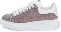 Buy (W) Alexander McQueen Oversized Sneaker 'Glitter' 靴 Edisi Berkilau 558944-W4JG1-8446