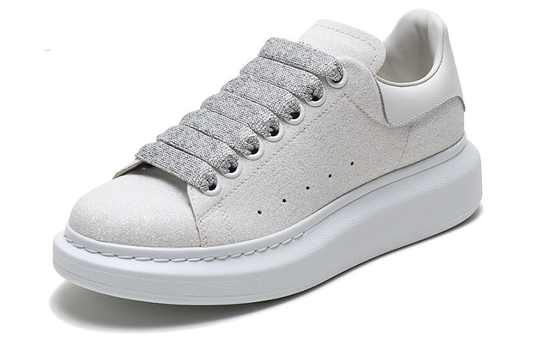 (W) Alexander McQueen Oversized Sneaker 'Glitter - Cream' 圖 2