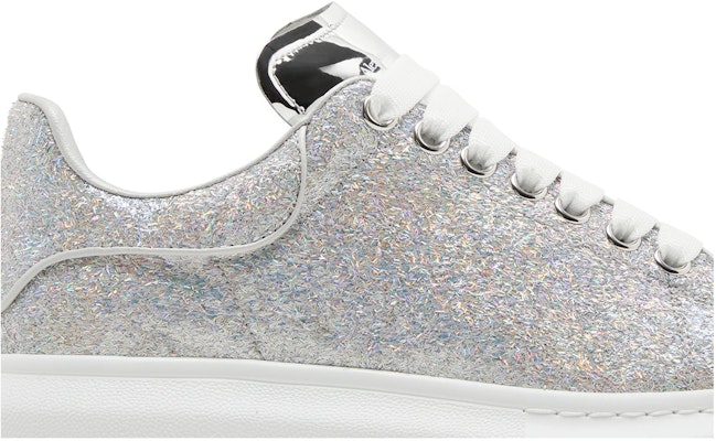 (W) Alexander McQueen Oversized Sneaker 'Glitter Tinsel' Kasut Kasual Wanita 742664W4W718699 Order (W) Alexander McQueen Oversized Sneaker 'Glitter Tinsel' Kasut Kasual Wanita 742664W4W718699
