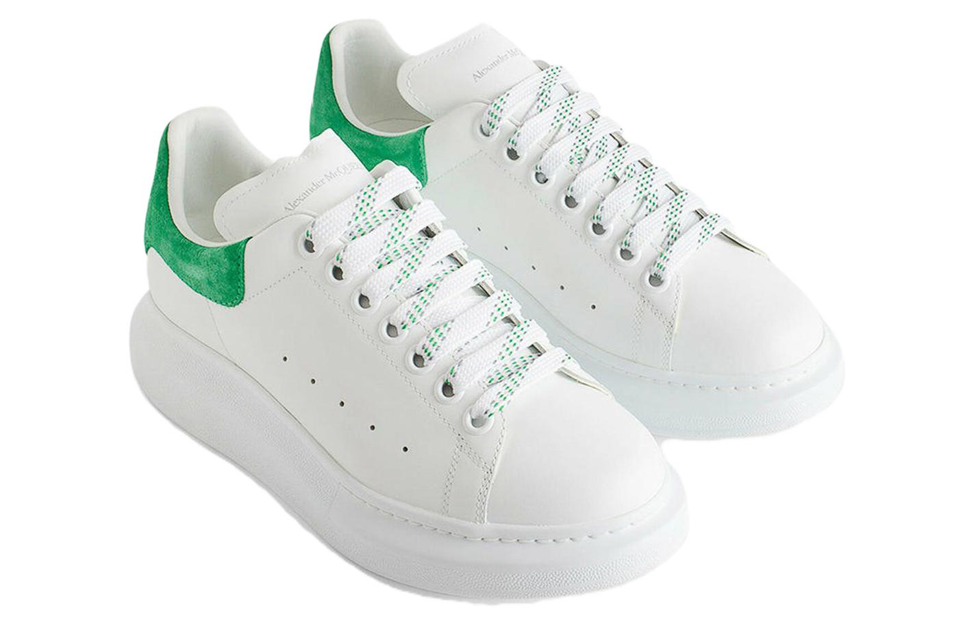 Lookbook (W) 알렉산더 맥퀸 오버사이즈 스니커즈 '그린 화이트' 718139WIBN28846