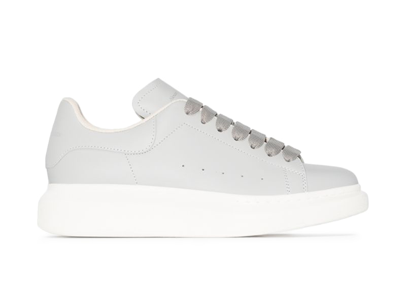 Buy (W) 알렉산더 맥퀸 오버사이즈 스니커즈 '그레이 화이트' 650792-WHZN0-1238