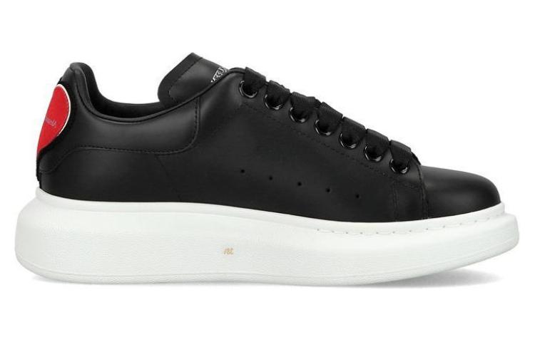 Order (W) アレキサンダー・マックイーン オーバーサイズスニーカー ハート (黒/赤) 641859-WHZ4E-1066