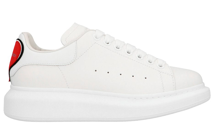 (W) Alexander McQueen Oversized Sneaker 'Heart - White Red' 圖 2