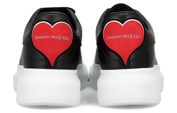Lookbook (W) アレキサンダー・マックイーン オーバーサイズスニーカー ハート (黒/赤) 641859-WHZ4E-1066
