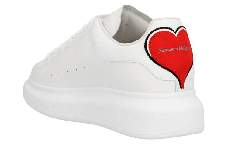 (W) Alexander McQueen Oversized Sneaker 'Heart - White Red' 圖 3