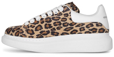 (Women) Alexander McQueen Oversized Sneaker 'Leopard' 650786-WHZW2-2069 (Women) Alexander McQueen Oversized Sneaker 'Leopard' 650786-WHZW2-2069