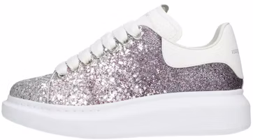 (Women) Alexander McQueen Oversized Sneaker 'Magenta White Glitter' 621062-WHVK1-6254 (Women) Alexander McQueen Oversized Sneaker 'Magenta White Glitter' 621062-WHVK1-6254