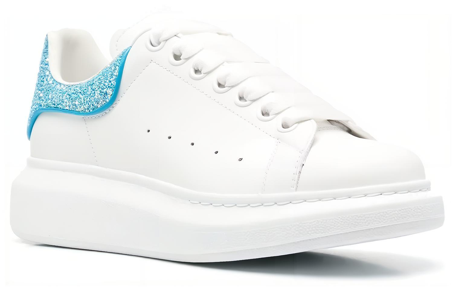(W) Alexander McQueen Oversized Sneaker 'New Cerulean Blue Glitter' 圖 3