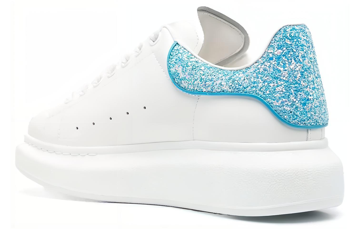 (W) Alexander McQueen Oversized Sneaker 'New Cerulean Blue Glitter' 圖 4