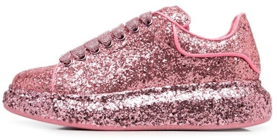 (Women) Alexander McQueen Oversized Sneaker 'Pink Glitter' 708072-W4PZ2-5496 (Women) Alexander McQueen Oversized Sneaker 'Pink Glitter' 708072-W4PZ2-5496