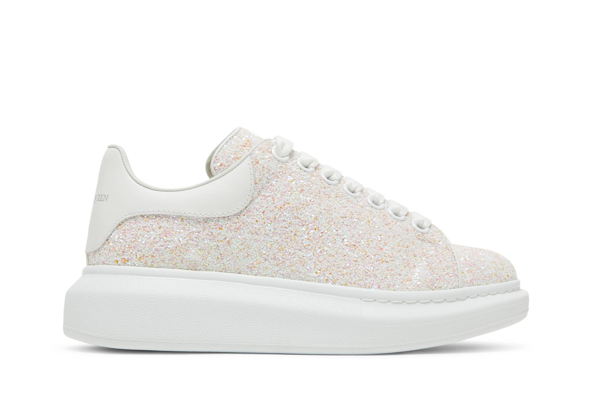 Buy (W) Alexander McQueen Oversized Sneaker 'Pink Glitter' - Kasut Gliter Merah Jambu 558944-W4Q11-9396