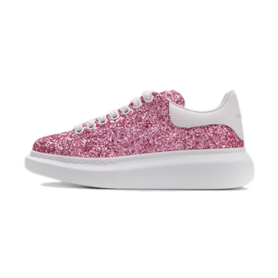 (W) Alexander McQueen Oversized Sneaker 'Pink Glitter'