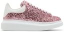 Buy (W) Alexander McQueen Oversized Sneaker 'Pink White Glitter' Wanita 558944-W4PZ1-5424