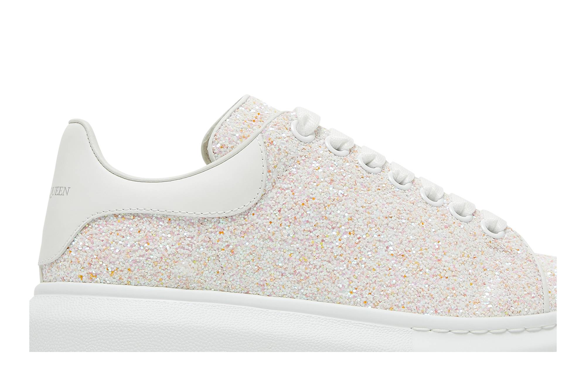 Order (W) Alexander McQueen Oversized Sneaker 'Pink Glitter' - Kasut Gliter Merah Jambu 558944-W4Q11-9396