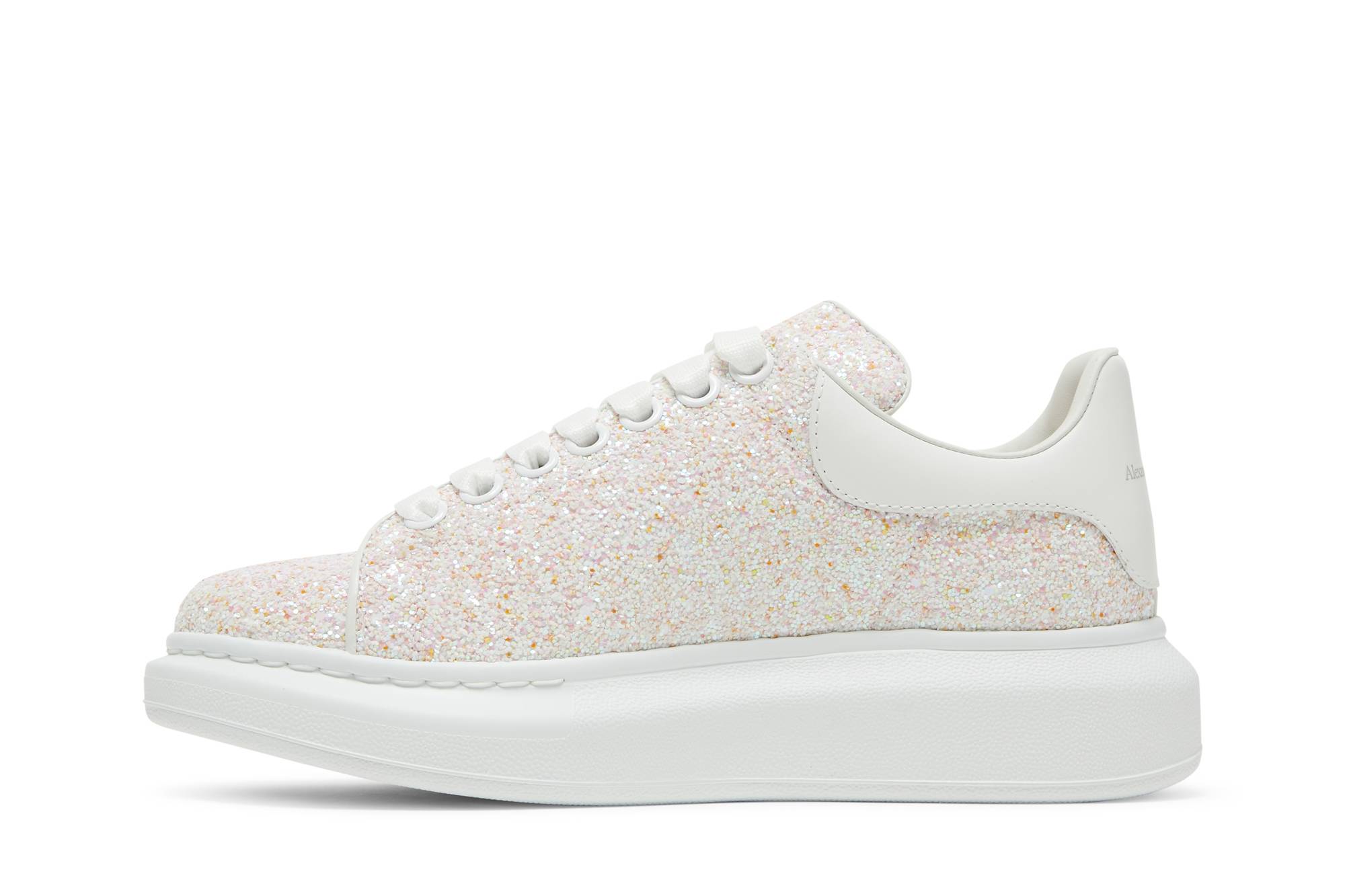 Lookbook (W) Alexander McQueen Oversized Sneaker 'Pink Glitter' - Kasut Gliter Merah Jambu 558944-W4Q11-9396