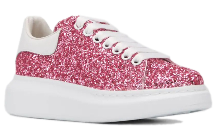 Lookbook 亞歷山大·麥昆 亮片百搭時尚板鞋 女款 粉色