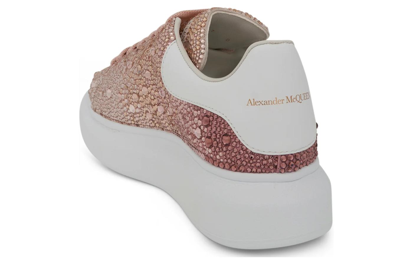 (W) Alexander McQueen Oversized Sneaker 'Pink and White Diamonds' 圖 5