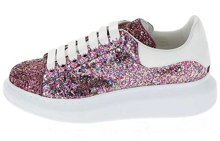 Buy (W) Alexander McQueen Kasut Bersaiz Besar 'Rose Glitter' 558944W4EY85371