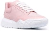 Lookbook (W) Alexander McQueen Sneakers Oversized 'Rose Quartz' Wanita Terbaru 650775-WHZ9A-6806