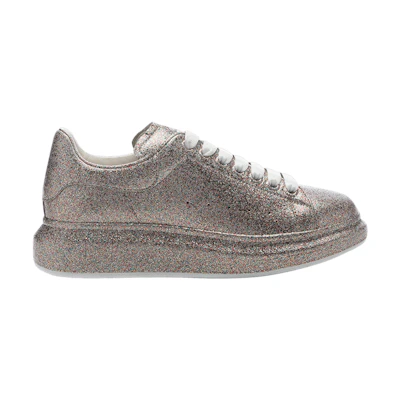 (W) Alexander McQueen Oversized Sneaker 'Silver Multi-Color Glitter'