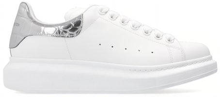(女性款)Alexander McQueen 銀色鱷魚紋厚底運動鞋 553770WHYBQ9071 Order (女性款)Alexander McQueen 銀色鱷魚紋厚底運動鞋 553770WHYBQ9071