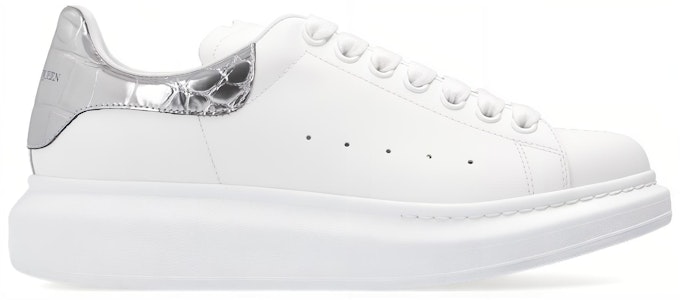 (W) Alexander McQueen Oversized Sneaker 'Silver Crocodile' - Kasut Gergasi Perak Buaya 553770WHYBQ9071 Order (W) Alexander McQueen Oversized Sneaker 'Silver Crocodile' - Kasut Gergasi Perak Buaya 553770WHYBQ9071