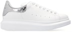Order (W) Alexander McQueen Oversized Sneaker 'Silver Crocodile' - Kasut Gergasi Perak Buaya 553770WHYBQ9071