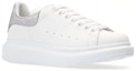 Shop (W) Alexander McQueen Oversized Sneaker 'Silver Crocodile' - Kasut Gergasi Perak Buaya 553770WHYBQ9071