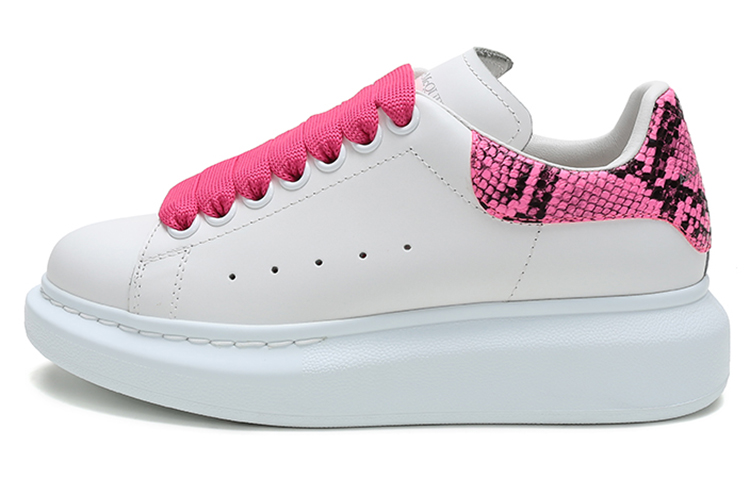 Buy （女款）Alexander McQueen 大號運動鞋 '蛇紋-白粉色' 553770-WHX9M-9924