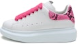 Buy (女款)Alexander McQueen 大號運動鞋 '蛇紋-白粉色' 553770-WHX9M-9924