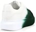 Shop (W) Alexander McQueen Oversized Sneaker 'Sprayed Ombre - Hijau Hutan' 586388-WHWM2-9706