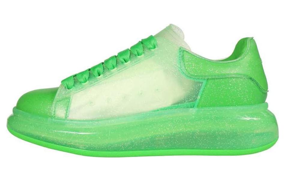 Buy (W) アレキサンダー・マックイーン オーバーサイズスニーカー 透明アシッドグリーン 718267-W4V21-3185