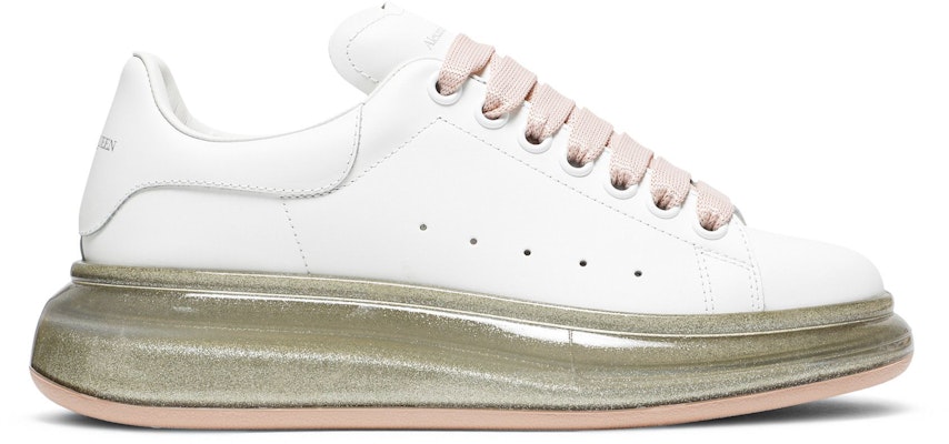 亞歷山大·麥昆 小牛皮 亮片鞋底 女款 休閒鞋 白色 Buy 亞歷山大·麥昆 小牛皮 亮片鞋底 女款 休閒鞋 白色