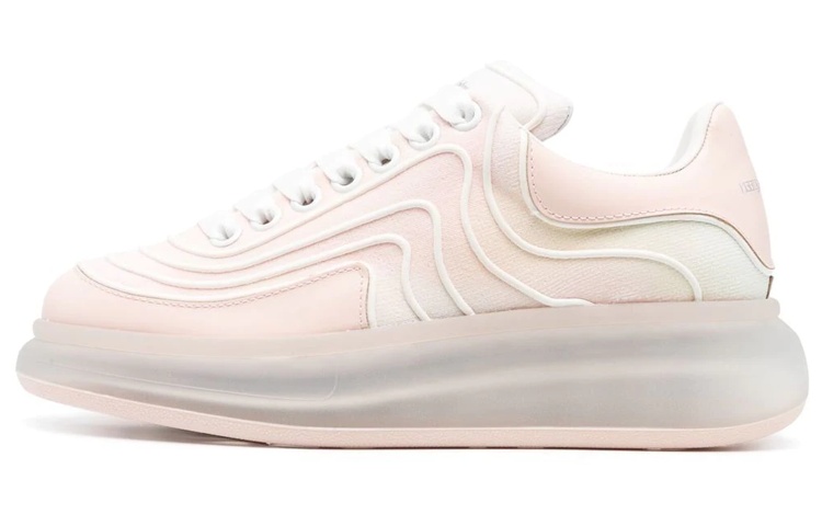 Buy (W) アレキサンダー・マックイーン オーバーサイズスニーカー「ウェーブス - ローズ」 708076-W4U81-6865