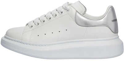 (Women) Alexander McQueen Oversized Sneaker 'White Silver' 718232-WICGI-9071 (Women) Alexander McQueen Oversized Sneaker 'White Silver' 718232-WICGI-9071