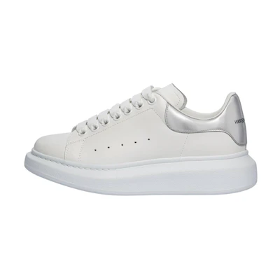 (W) Alexander McQueen Oversized Sneaker 'White Silver'