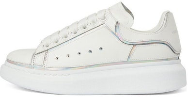 (Women) Alexander McQueen Oversized Sneaker 'White Silver Holo' 708750-WIBNV-9989 (Women) Alexander McQueen Oversized Sneaker 'White Silver Holo' 708750-WIBNV-9989