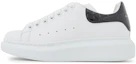 Buy (W) Zapatillas Alexander McQueen Oversized 'Blanco Negro' 553770 WHXMY 9061