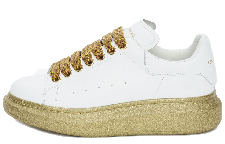 Buy (W) Zapatillas Alexander McQueen Oversized 'Blanco Oro' 553770WHWKV9075