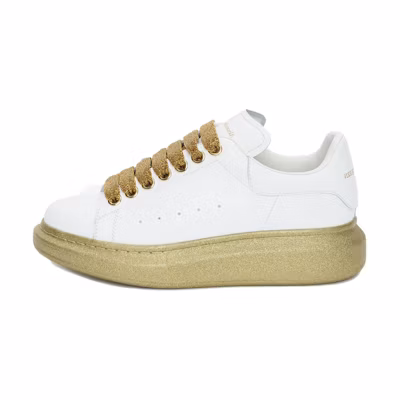 (W) Alexander McQueen Oversized Sneaker 'White Gold'